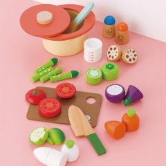 磁石のおままごと やさいとおなべセット画像