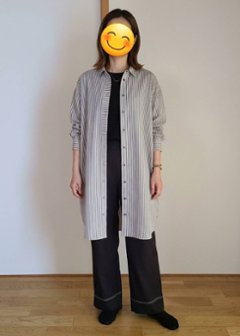 ロングブラウスの画像