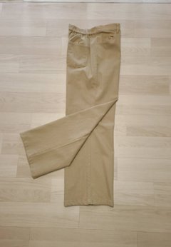 伸縮ワイドデニムパンツ画像