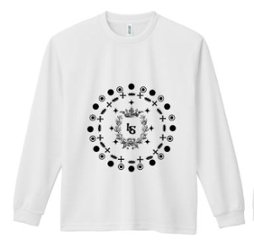 ペイズリー柄長袖Tシャツ(white)の画像