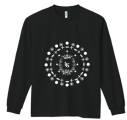 Libero&Spicca ペイズリー柄長袖Tシャツ(black)画像