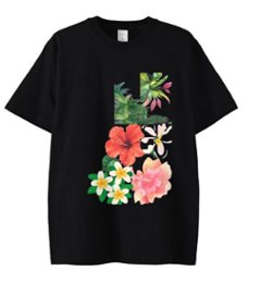 ハワイアンデザイン 高品質コットンTシャツの画像