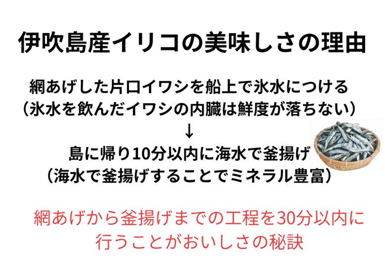 高級　伊吹島産いりこ（大羽）400ｇ画像