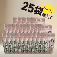 【うりゅう米 ななつぼし使用】抹茶入り玄米茶（100g） 25袋おトクセットの画像