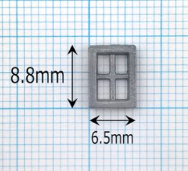 窓（４つ穴）6.5×8.8mm画像