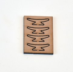 14.5ｍｍクリート(4コ）厚さ1.5ｍｍの画像