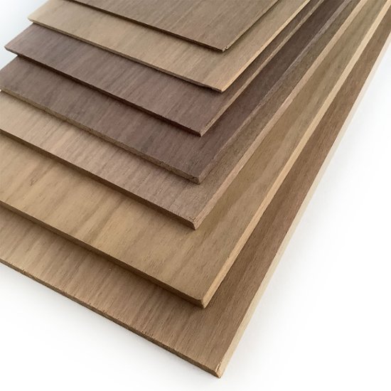 アフリカンブラックウォールナットシート（幅100ｍｍ×長さ500ｍｍ）画像