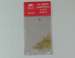 ●真ちゅう製リング3ｍｍ（100本）画像