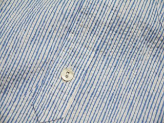 ランダムプリントストライプラウンドカラーシャツ　MADE IN JAPAM画像