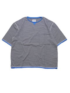 メッシュボダーロールネックT　MADE IN　JAPANの画像