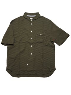 パナマラウンドカラーシャツ　MADE IN JAPANの画像