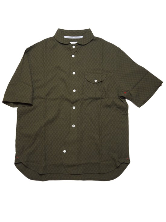 パナマラウンドカラーシャツ　MADE IN JAPAN画像