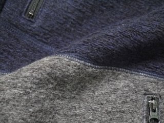 ナッピングフリースパッチワークジャケット　MADE IN　JAPAN画像