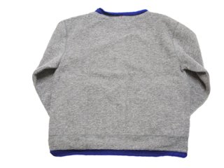 ナッピングフリースボートネックプルオーバー　MADE IN JAPAN画像