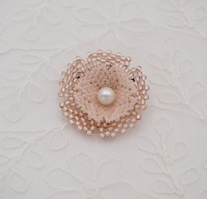 花紅キット　「フィオーレ」　Orange　ブローチの画像