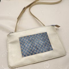 ビーズステッチ本革ショルダーバッグ　受注生産品画像