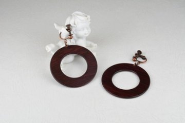 銘木　ピアスリング-PW-102の画像