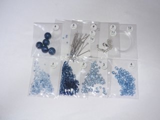 すくも藍キット　「パウダーネックレス」画像