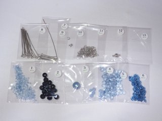 すくも藍キット　「Blue Rondo 」　ネックレス画像