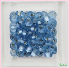  まが玉銀4mm 2F-C 3gPack入り の画像