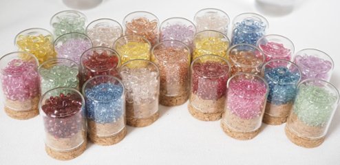 ボタニカルビーズ約5ｇｘ４本の画像