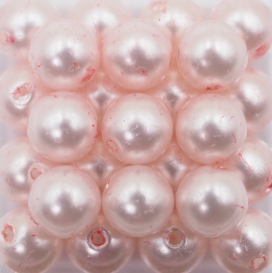 樹脂パール 6ｍｍ 紅赤 BRd-3 10個入り画像