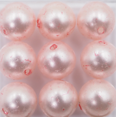 樹脂パール 8ｍｍ 紅赤 BRd-3 8個入りの画像