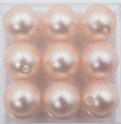 樹脂パール 8ｍｍ 紅赤橙 BRo-3 8個入りの画像