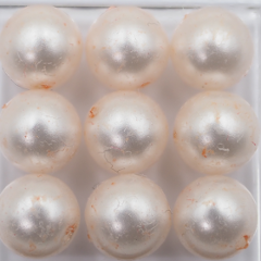 樹脂パール 8ｍｍ 紅橙 BOr-3 8個入りの画像
