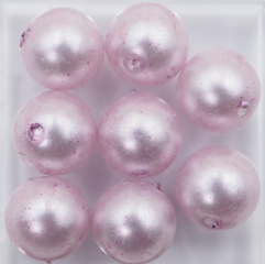 樹脂パール 8ｍｍ 花むらさき AB2-3 8個入りの画像