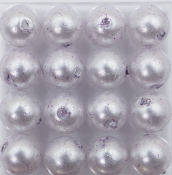 樹脂パール 6ｍｍ 藍むらさき AB5-3 10個入り画像
