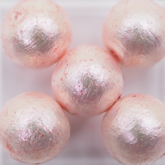 コットンパール 10ｍｍ 紅赤・橙 BRo-1〜5+ 4個入りの画像