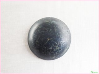 藍染銘木　カボション　丸　22Φｘ8ｍｍの画像
