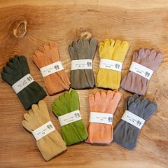 シガセイサクショ　草木染め　軍足タイプ 5本指靴下の画像