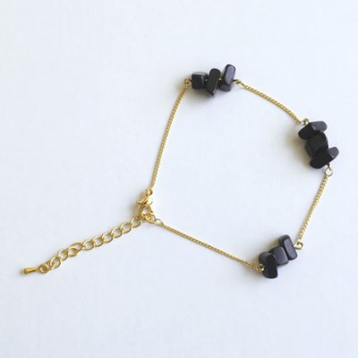 オニキスを使ったブレスレットの画像