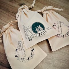 クリスマス巾着の画像