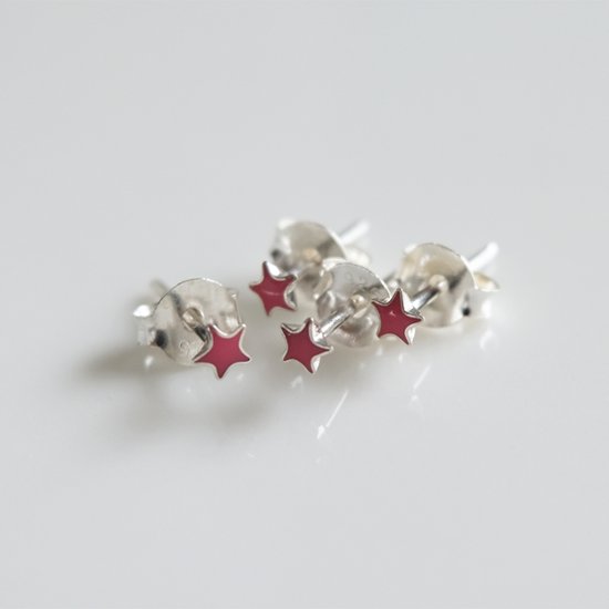 星の4個セットSILVER925ピアス画像
