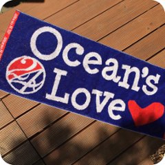 【コモノ】Ocean's Love+24karatsSURF コラボレーションハンドタオルの画像