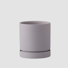 リア鉢 M グレーの画像