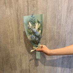 ドライフラワーおまかせ花束 Sサイズ ブルー系画像