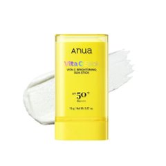 ANUA(アヌア) ビタC サンスクリーンUVスティック 19g SPF50+ PA++++ ビタミン 化粧下地 日焼け止め UVスティック プライマー ひんやり 持ち運び インナードライ肌 混合肌 画像