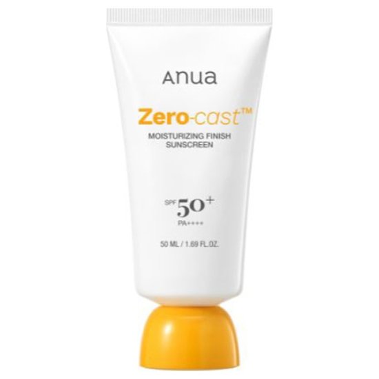 ANUA(アヌア)ZERO-CAST モイスチャライジング サンスクリーン 50ml SPF50+ PA++++ 顔用日焼け止め 紫外線対策 デイリーサンクリーム 化粧下地 水分 混合肌 オイリー肌画像