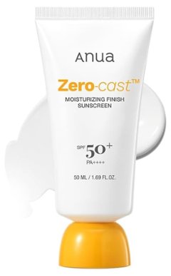 ANUA(アヌア)ZERO-CAST モイスチャライジング サンスクリーン 50ml SPF50+ PA++++ 顔用日焼け止め 紫外線対策 デイリーサンクリーム 化粧下地 水分 混合肌 オイリー肌画像