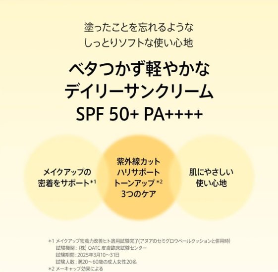ANUA(アヌア)ZERO-CAST モイスチャライジング サンスクリーン 50ml SPF50+ PA++++ 顔用日焼け止め 紫外線対策 デイリーサンクリーム 化粧下地 水分 混合肌 オイリー肌画像