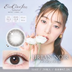 エバーカラーワンデーナチュラル モイストレーベルUV【1箱20枚入】全12カラー画像