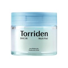 Torriden（トリデン） ダイブインマルチパッド 80枚入り スキンケア 乾燥 保湿 ふき取り化粧水 ヒアルロン酸 クーリングケア 無着色 無香料 敏感肌 トリデン 韓国コスメの画像