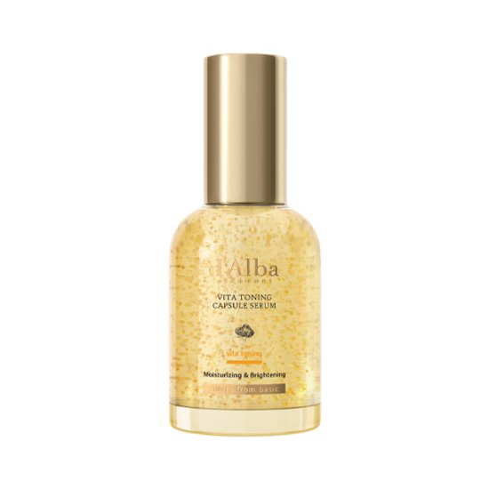 d’Alba(ダルバ) ビタトーニングカプセルセラム 50ml 美白 くすみ メラニン しみ ナイアシンアミド ビタミンC グルタチオン セラム 美容液 保湿 潤い 乾燥肌 敏感肌 ヴィーガン画像