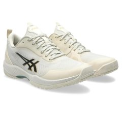 アシックス プレステージ５ ワイド【200.バーチ×モニュメントブルー】オムニ・クレー用 1043A022 テニスシューズの画像