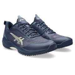 アシックス プレステージ５ ワイド【400.ミッドナイト/バーチ】オムニ・クレー用 1043A022 テニスシューズの画像