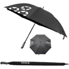 ゴーセン ビックロゴ入り特大 長傘 AC89BK 晴雨兼用 ＵＶカット 数量限定品の画像